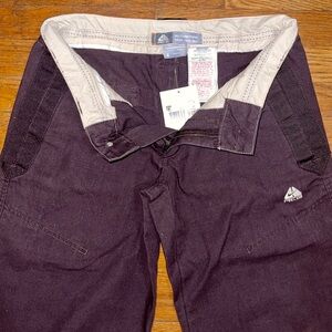 NWT Nike ACG Vintage Low Rise Brown Cargo Trousers